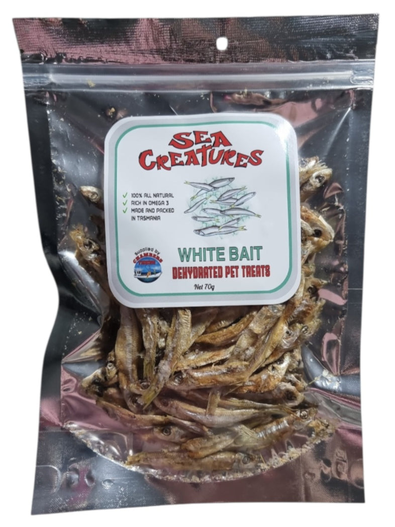 Whitebait - Dehydrated Fish Treats – 100% Natural & Tasmanian Made