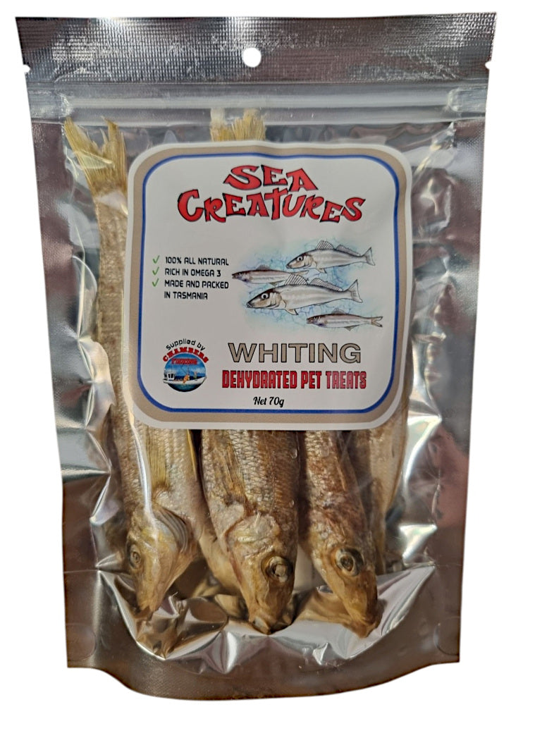 Whiting - Dehydrated Dog & Cat Treats – Tasmanian Made