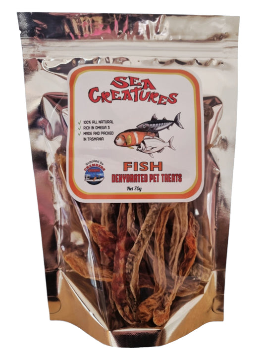 Fish - Dehydrated Treats for Dogs & Cats